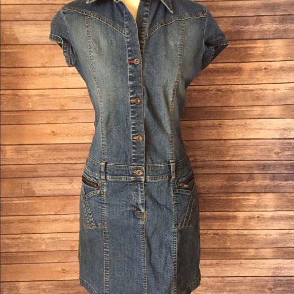 denim dress 80s style